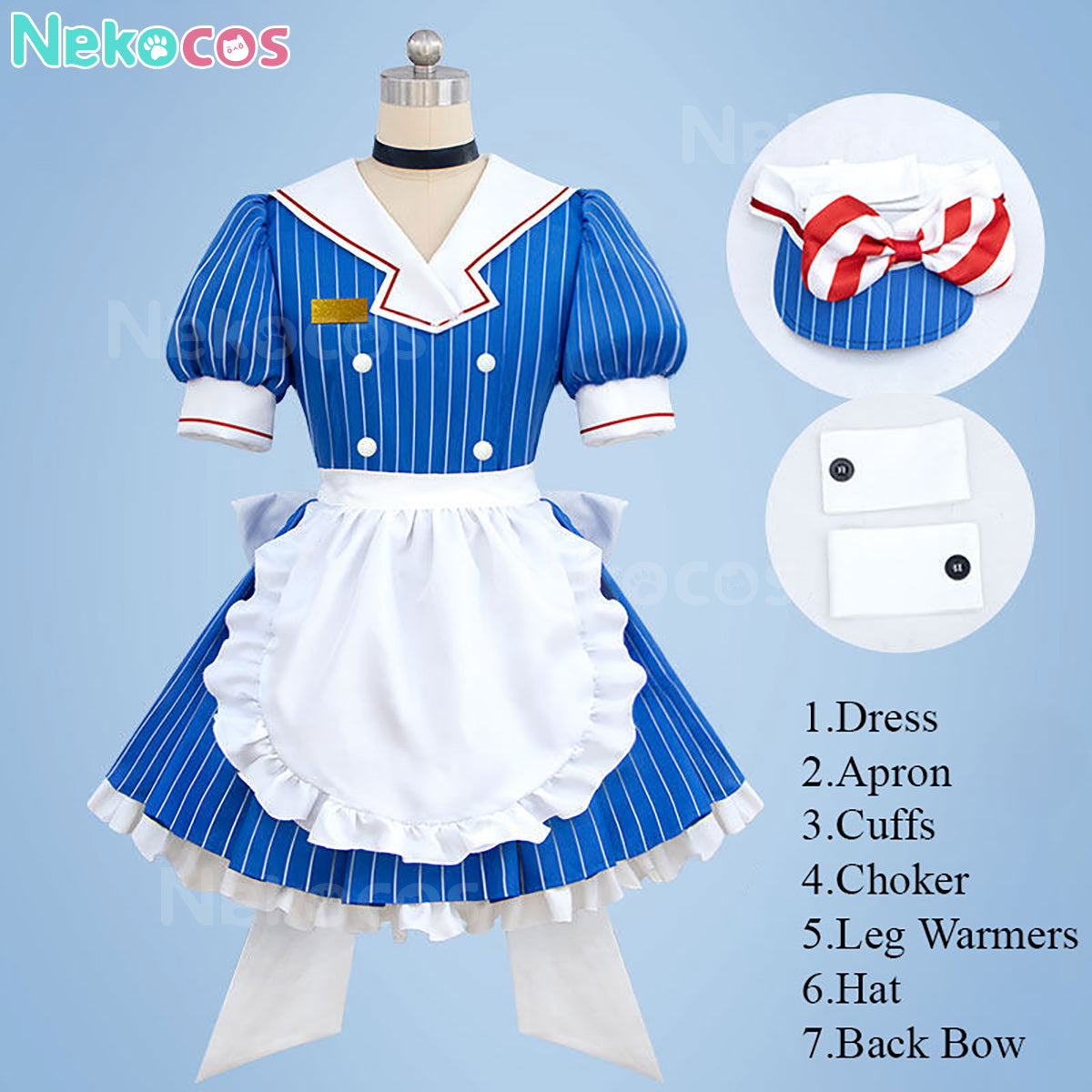 【Nekocos】Vocaloid Mesmerizer Miku Cosplay Costume | In Stock