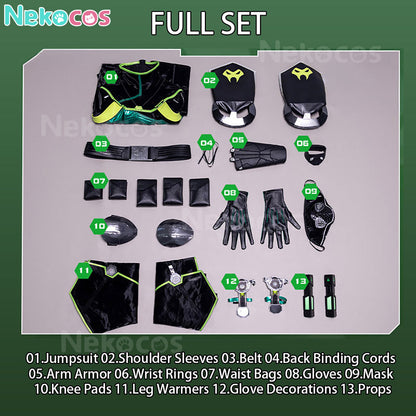 【Nekocos】Game Valorant Cosplay Viper Cosplay Costume | In Stock