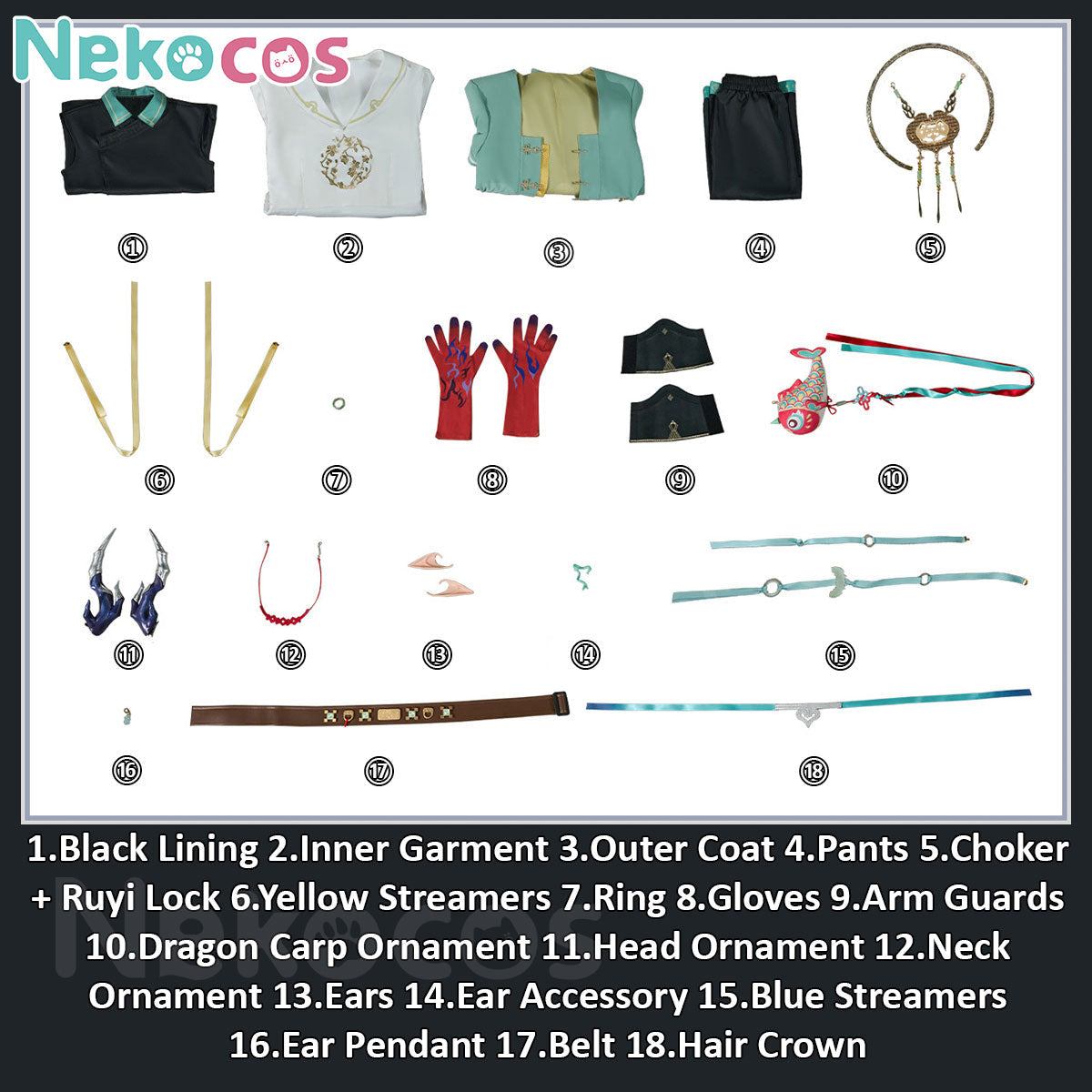 Arknights YU Clear Morning View Cosplay Costume - Custom TailoredArknights,Costume,Game