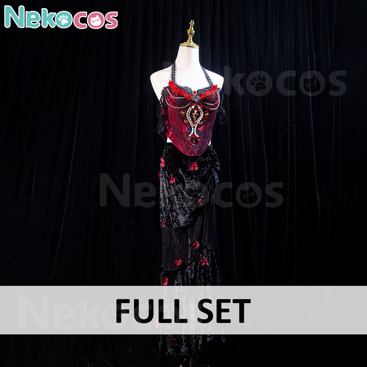 Skeleton Witch Halloween Cosplay Costume | Gothic Sorceress OutfitCostume,Halloween Costume
