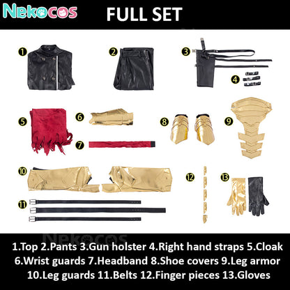 【Nekocos】Game Cosplay Vincent Valentine Cosplay Costume | Custom-Tailor