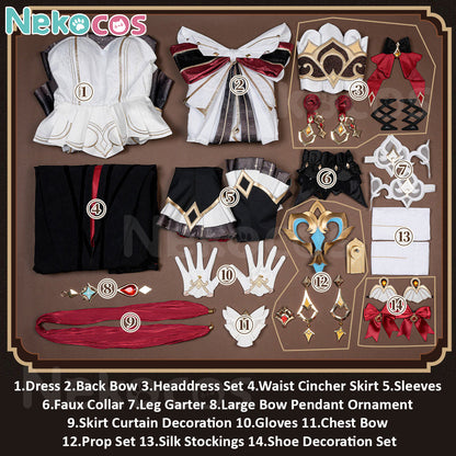Genshin Impact Sandrone Cosplay Costume - Premium EditionCostume,Game,Genshin Impact