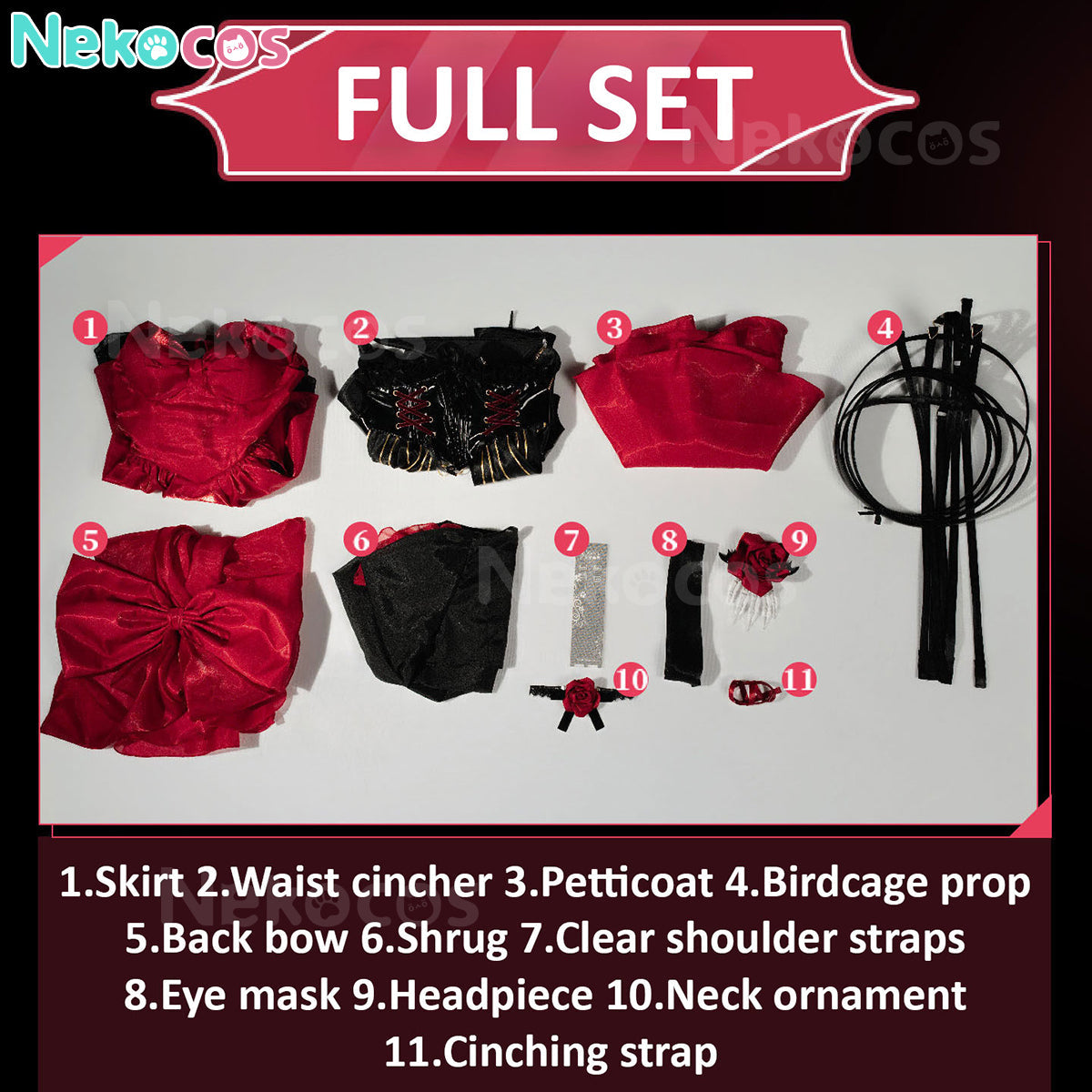【Nekocos】Game Wuthering Waves Cosplay Phrolova March Beast Night Tales Series Cosplay Costume | Custom-Tailor