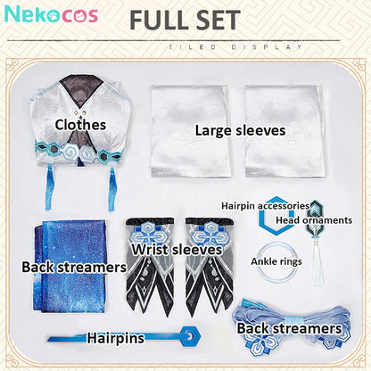 【Nekocos】Game Genshin Impact Cosplay Guizhong The God of Dust Cosplay Costume | In Stock