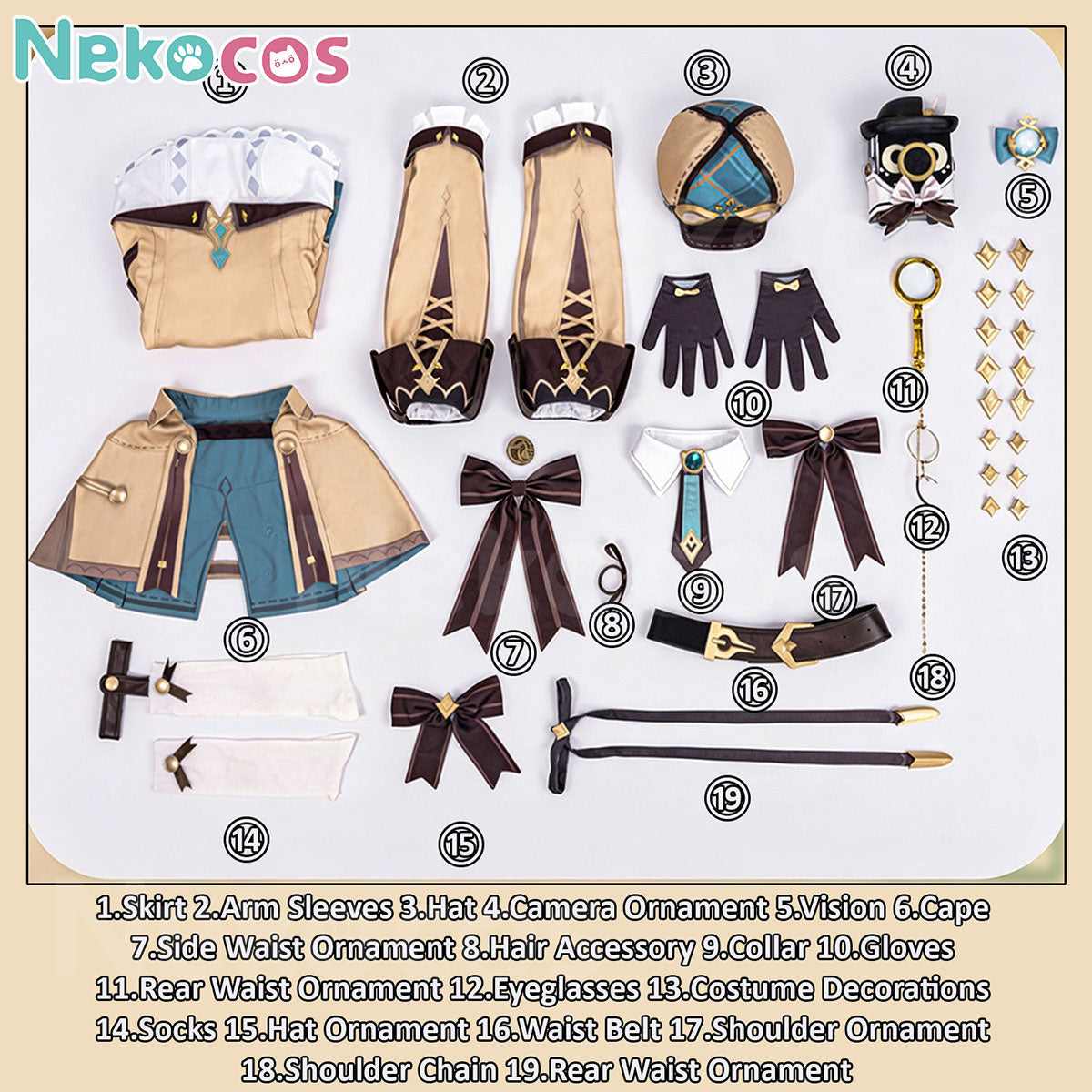 Genshin Impact Hurlock Cosplay Costume | Custom-TailoredCostume,Game,Genshin Impact