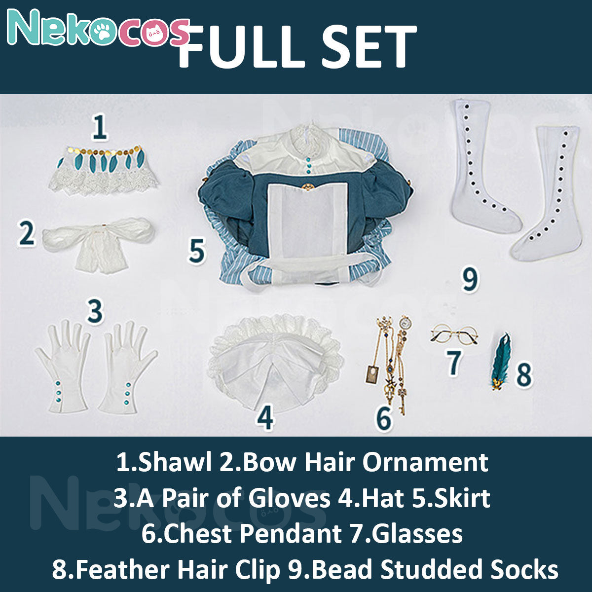 【Nekocos】Game Reverse:1999 Cosplay Kakania Cosplay Costume Premium Edition | In Stock