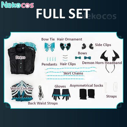 【Nekocos】little devil Cosplay Virtual Cosplay Halloween Costumes | In Stock