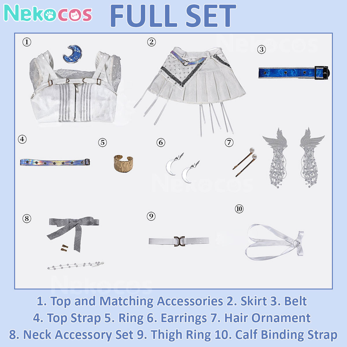 【Nekocos】Game Wuthering Waves Birthday Party Cosplay Iuno Cosplay Costume | Custom-Tailor