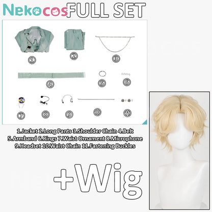Full set of 【Nekocos】Anime Cosplay Luka Cosplay Costume | Custom-Tailor including wig and accessories.