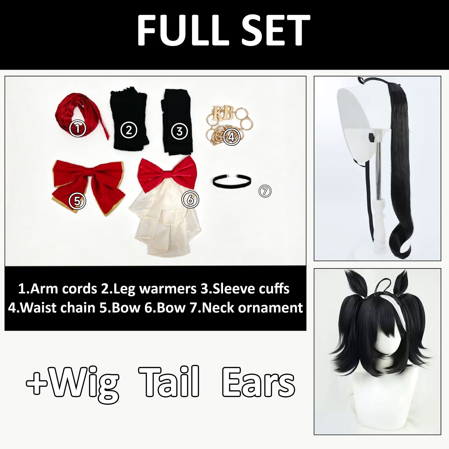 【Nekocos】Game Uma Musume Pretty Derby Cosplay Kitasan Black Cosplay Costume | Custom-Tailor
