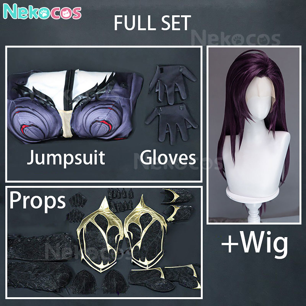 【Nekocos】Game League of Legends Cosplay Kai'Sa Cosplay Costume | In Stock