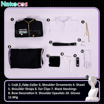【Nekocos】Game NIKKE：The Goddess of Victory Cosplay Liliweiss Cosplay Costume | Custom-Tailor