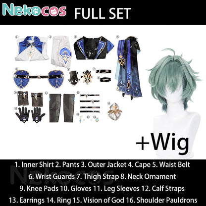 【Nekocos】Game Genshin Impact Cosplay Lohen Cosplay Costume Premium Edition | Custom-Tailor