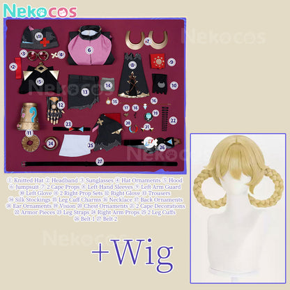 【Nekocos】Game Genshin Impact Cosplay Jahoda Cosplay Costume Premium Edition | Custom-Tailor