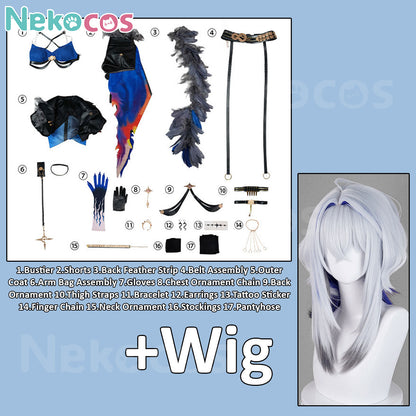 Wuthering Waves Galbrena Cosplay Costume - Premium EditionCostume,Game,Wuthering Waves