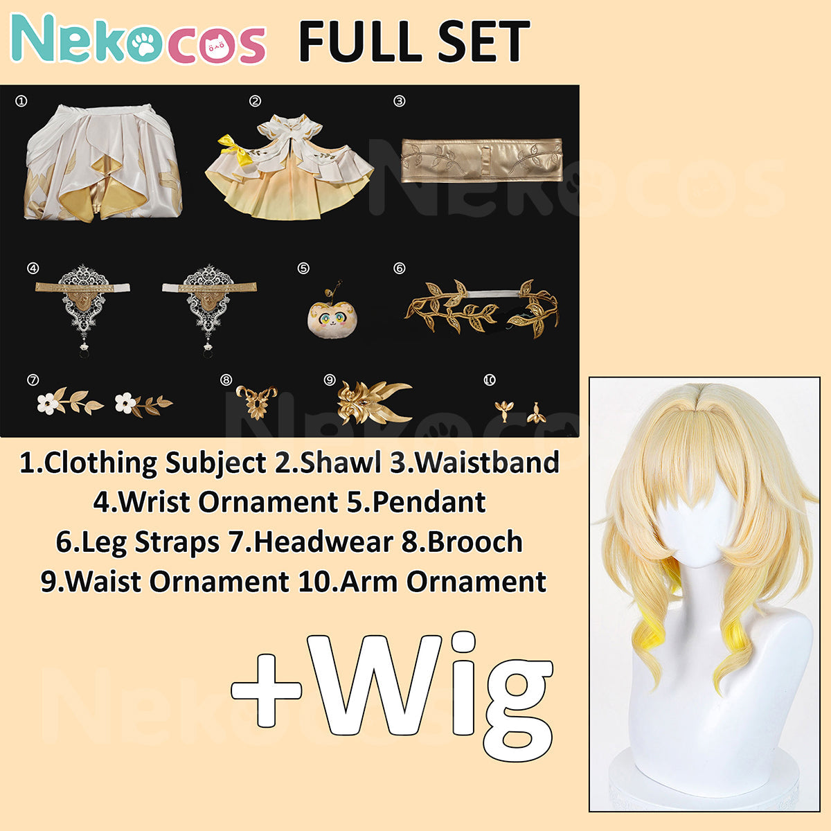Honkai Star Rail Aglaea Cosplay Costume - In Stock NowCostume,Game,Honkai: Star Rail