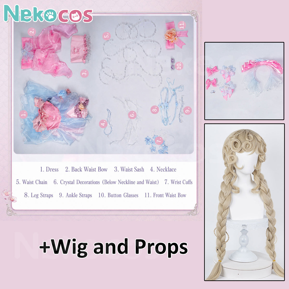 Moonlit Mirage Cosplay Costume - Premium Edition by NekocosCostume,Game,Identity Ⅴ
