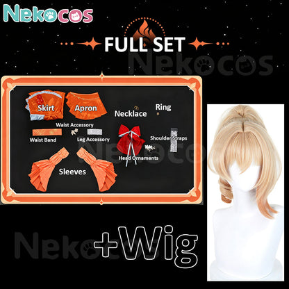 Genshin Impact Yoimiya Cosplay Costume - Custom TailoredCostume,Game,Genshin Impact