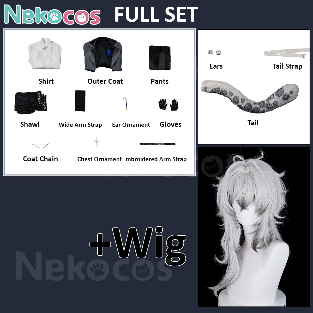Arknights SilverAsh Cosplay Costume | Custom TailoringArknights,Costume,Game