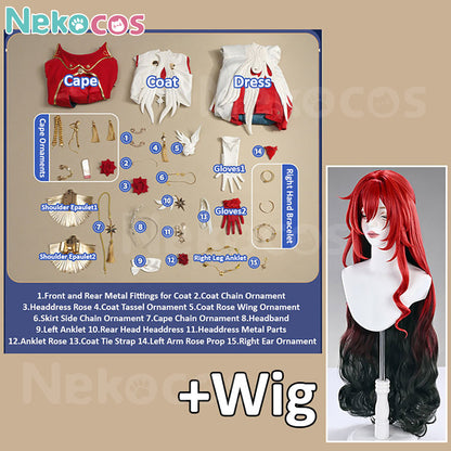 Honkai Star Rail Himeko Cosplay Costume - Premium Custom TailorCostume,Game,Honkai: Star Rail