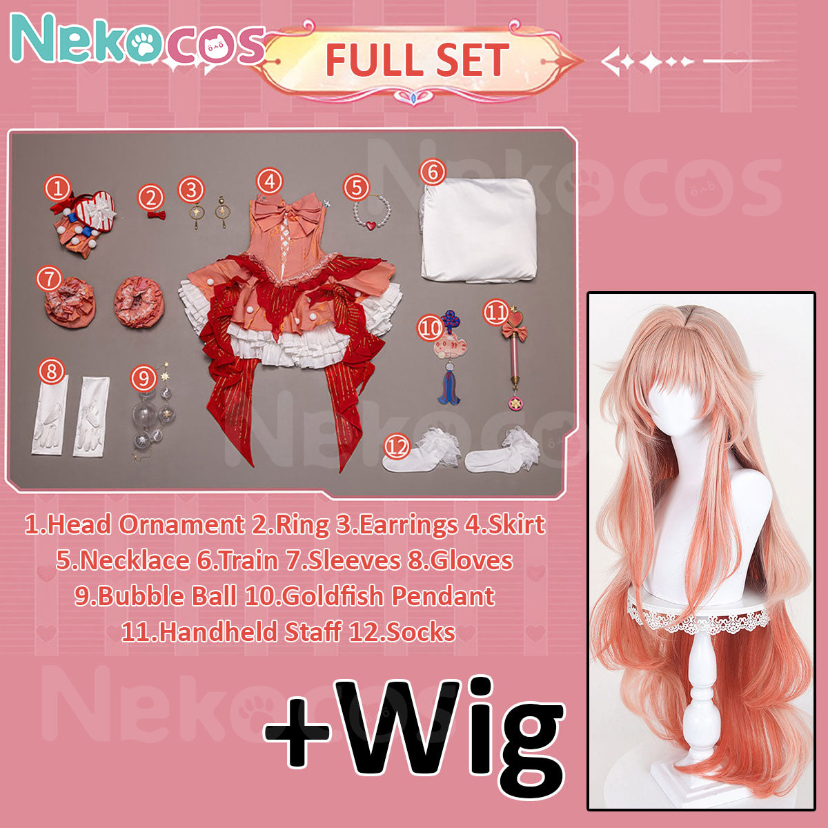 Arknights Haruka Cosplay Costume | Custom-Tailored EleganceArknights,Costume,Game