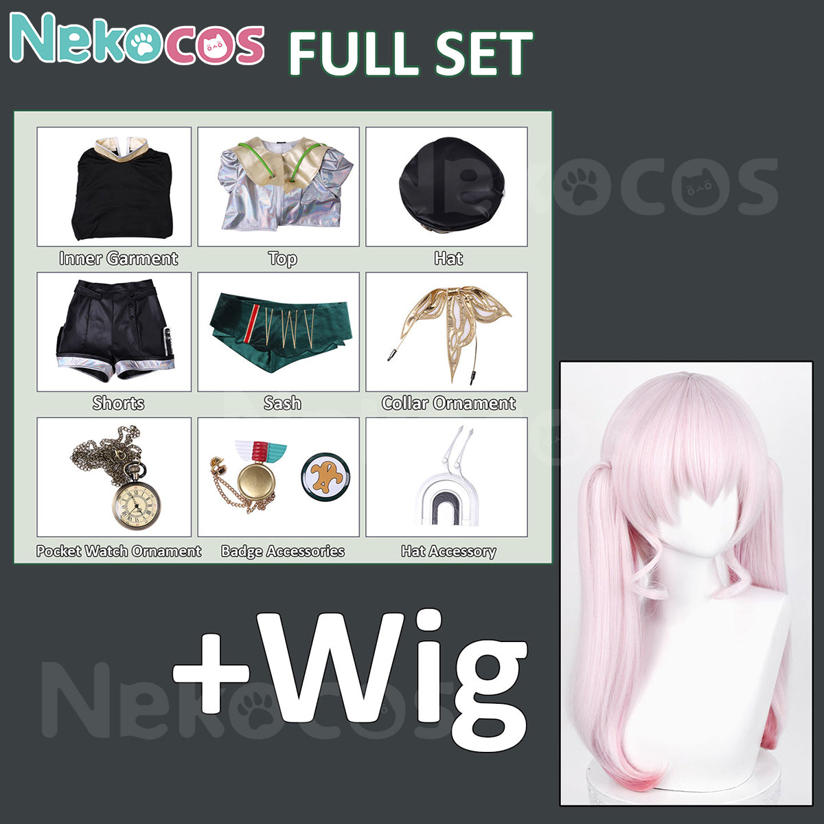 Reverse:1999 Silverwing Eagle Cosplay Costume - Custom TailoredCostume,Game,Reverse:1999