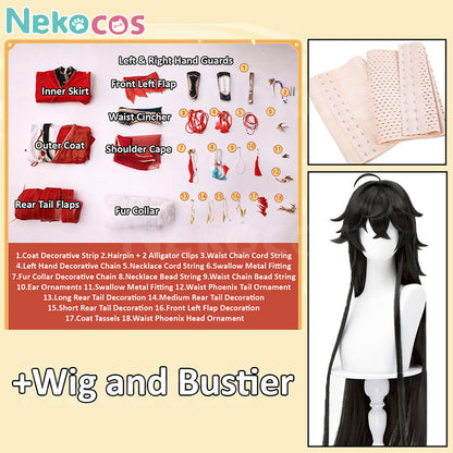 Honkai Star Rail Yingxing Mu Jia Qi Cosplay Costume PremiumCostume,Game,Honkai: Star Rail