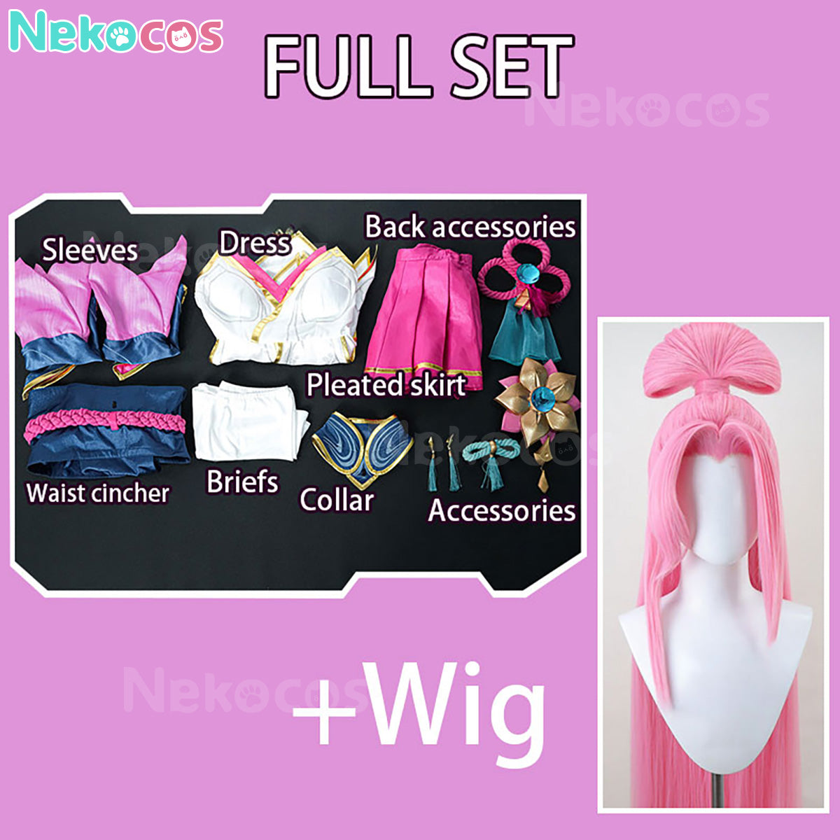 【Nekocos】Game League of Legends Cosplay Spirit Blossom Zyra Cosplay Costume | In Stock