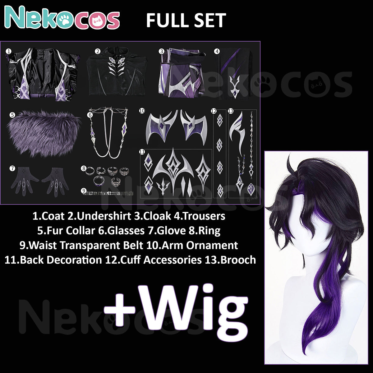 Genshin Impact Pantalone Cosplay Costume - Premium Custom-TailorCostume,Game,Genshin Impact