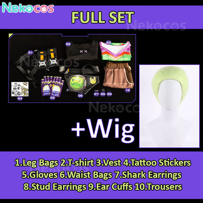 【Nekocos】Game Valorant Cosplay Gekko Cosplay Costume | In Stock