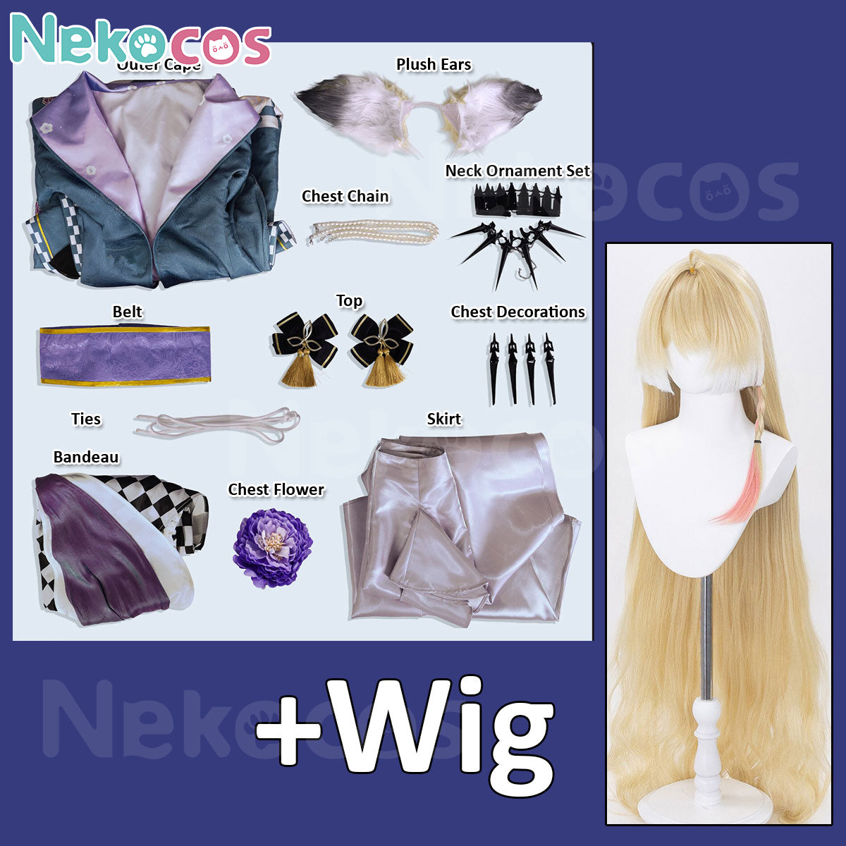 Arknights Vulpisfoglia Cosplay Costume | Custom-Tailored from NekocosArknights,Costume,Game