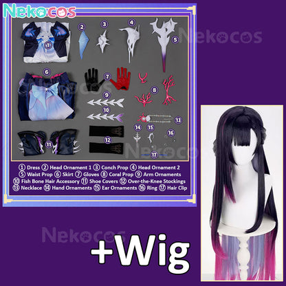 【Nekocos】Game Honkai: Star Rail Cosplay Helektra Hysilens Cosplay Costume | In Stock