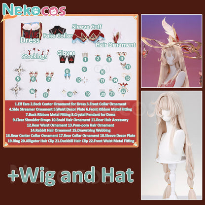 【Nekocos】Game Genshin Impact Cosplay Alice Hexenzirkel Cosplay Costume Premium Edition | Custom-Tailor