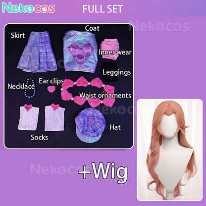 【Nekocos】Game League of Legends Cosplay Caitlyn Kiramman Heartthrob Caitlyn Cosplay Costume | In Stock
