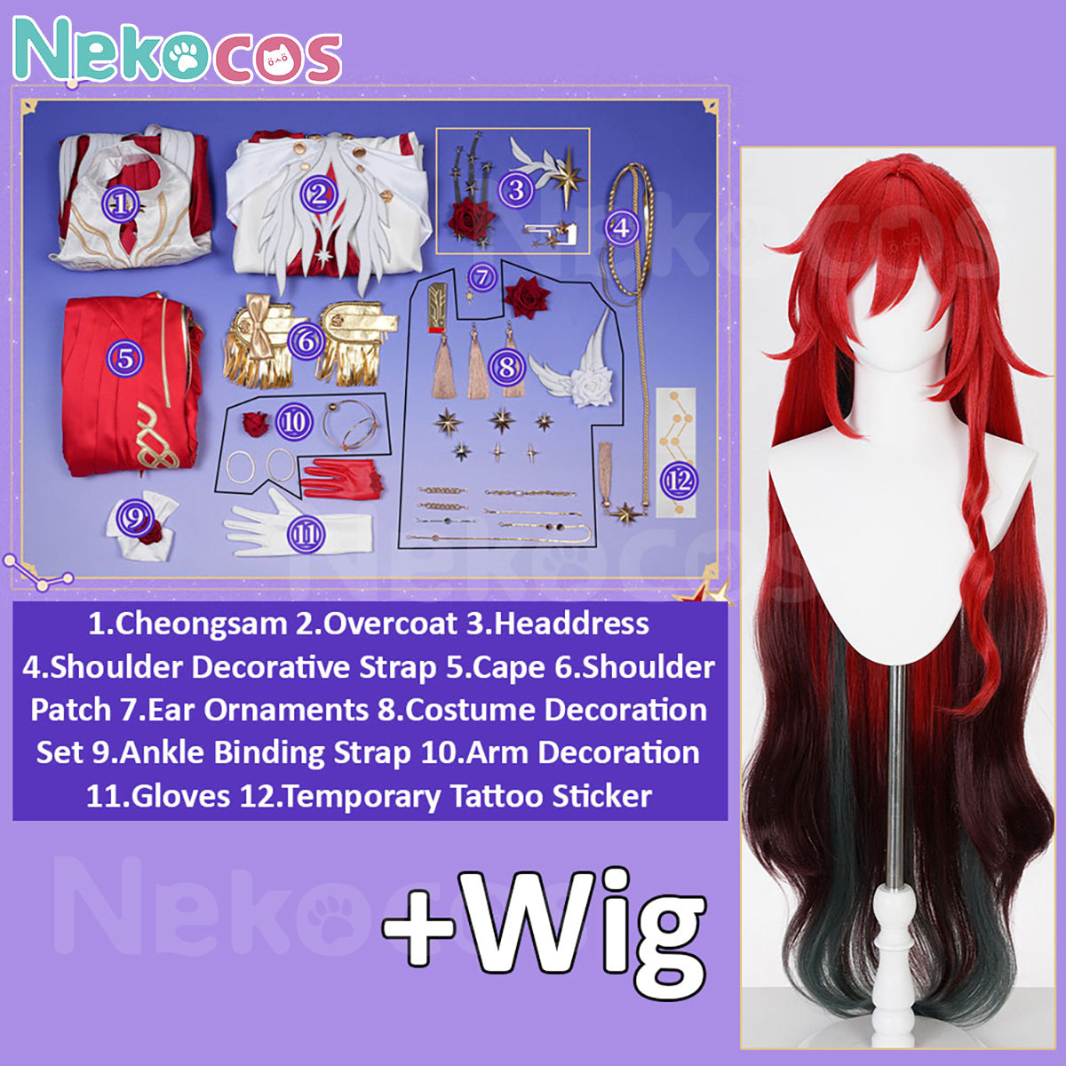 Honkai Star Rail Himeko Nova Cosplay Costume - Premium EditionCostume,Game,Honkai: Star Rail