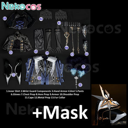 Genshin Impact Captain Cosplay Costume - Premium EditionCostume,Game,Genshin Impact