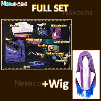 【Nekocos】Game League of Legends Cosplay Spirit Blossom Irelia Cosplay Costume | In Stock