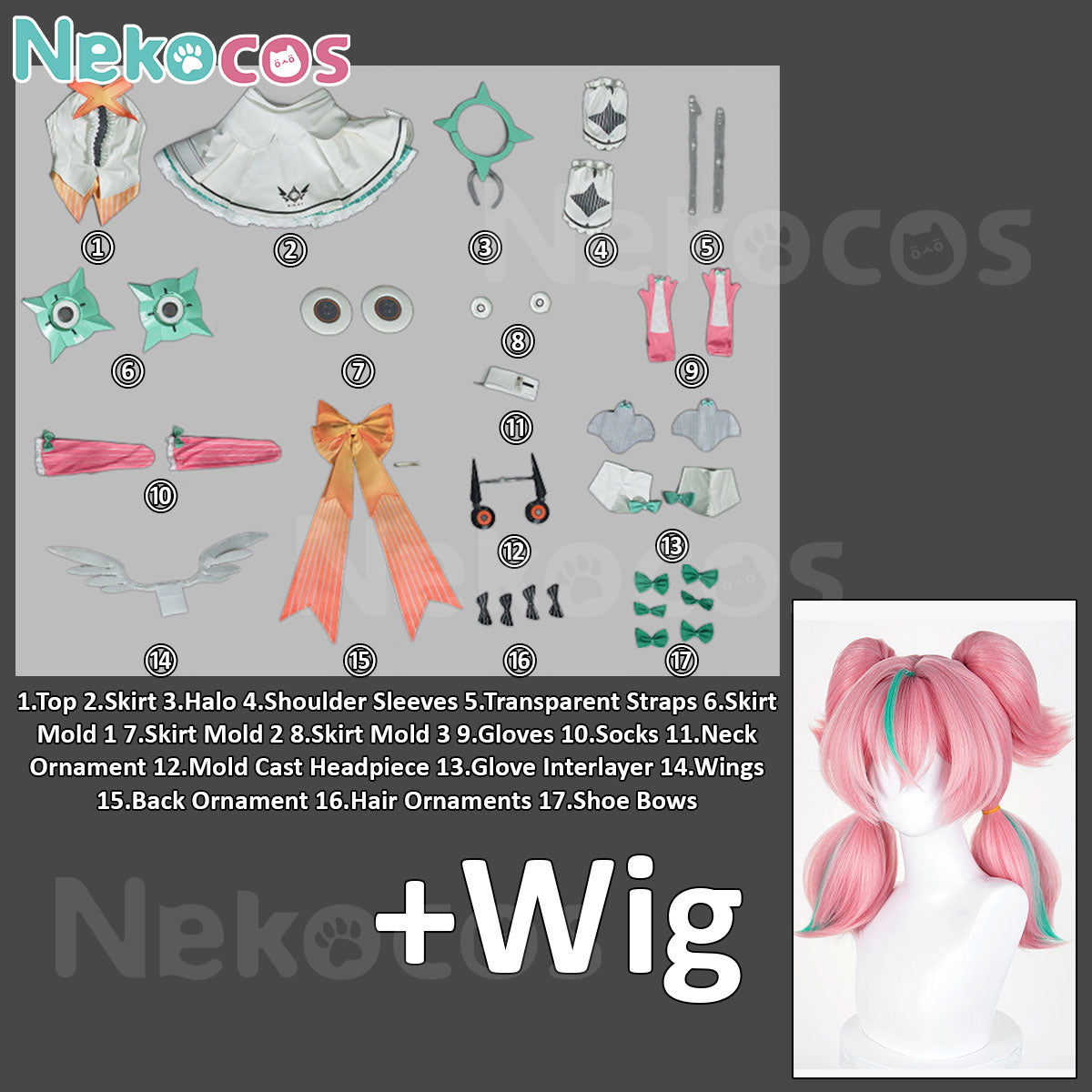 Aria Angels of Delusion Cosplay Costume | Custom CraftedCostume,Game,Zenless Zone Zero