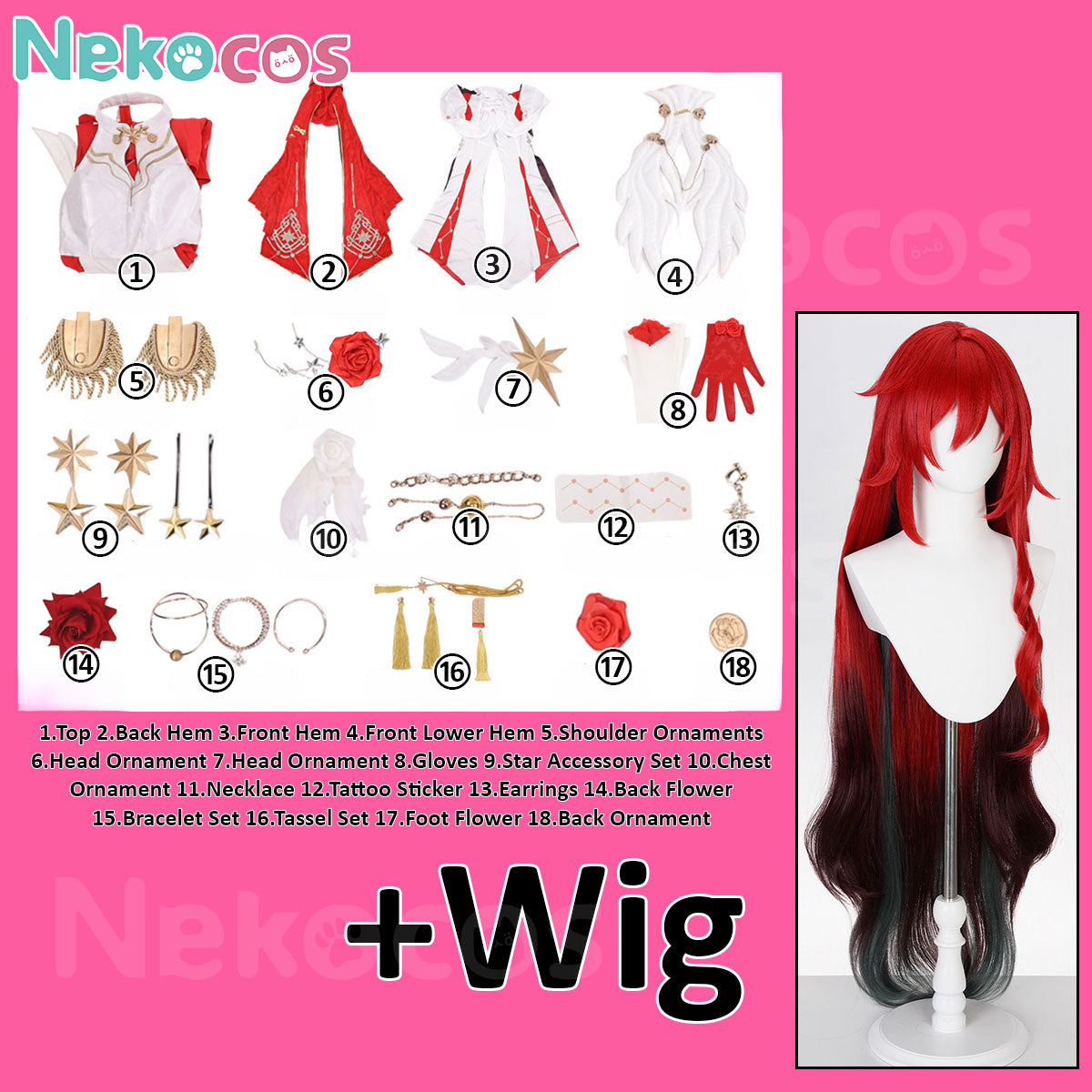 Honkai Star Rail Himeko Cosplay Costume - Premium EditionCostume,Game,Honkai: Star Rail