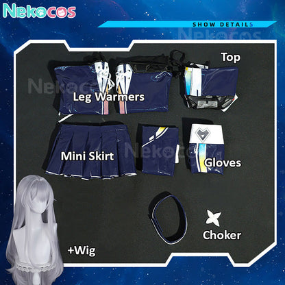【Nekocos】Game Azur Lane Cosplay Shinano Moonlit Chrome Cosplay Costume |Custom-Tailor