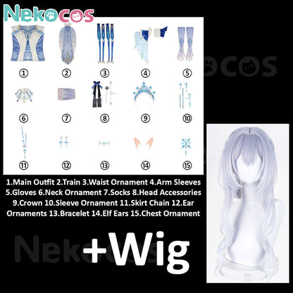 Genshin Impact Tsaritsa Anastasya Cosplay Costume - Premium EditionCostume,Game,Genshin Impact