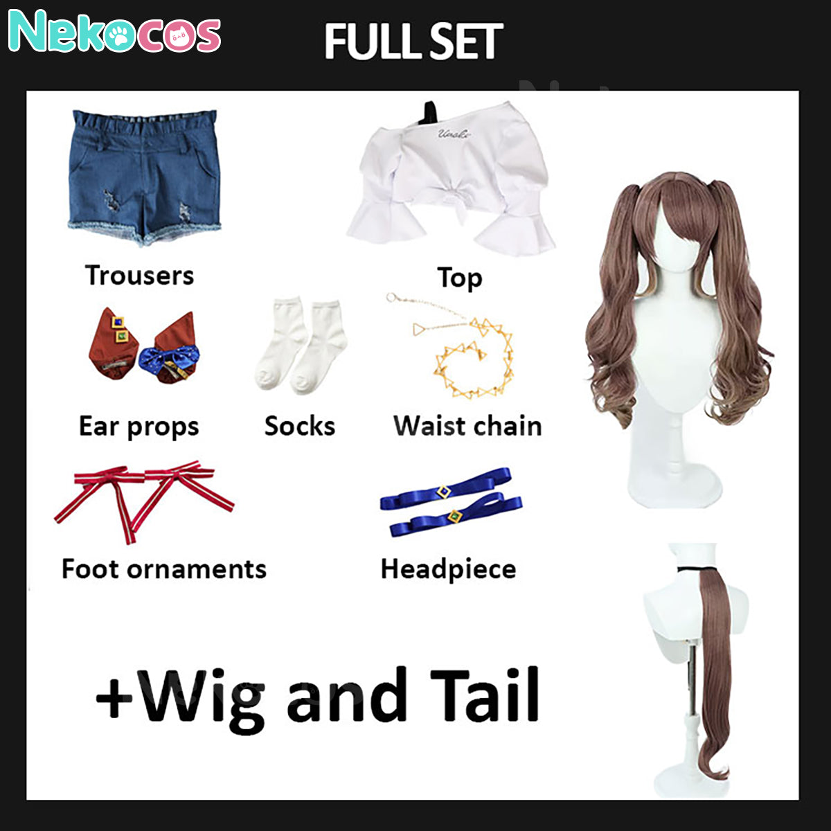 【Nekocos】Game Uma Musume Pretty Derby Cosplay Tosen Jordan Cosplay Costume | Custom-Tailor