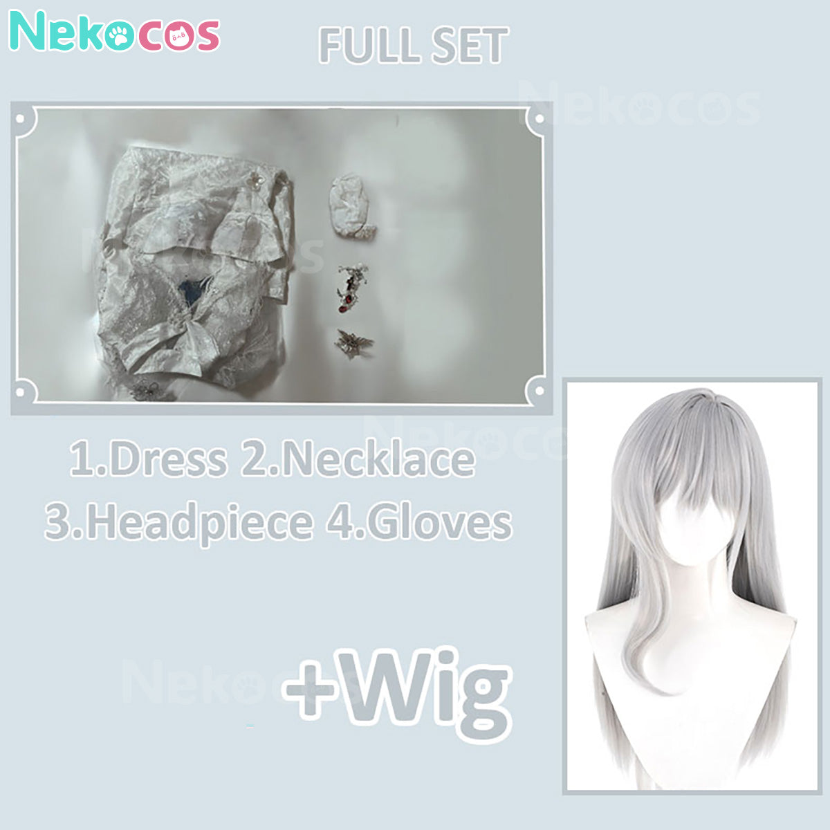 【Nekocos】Game Cosplay Modernia Cosplay Costume | In Stock
