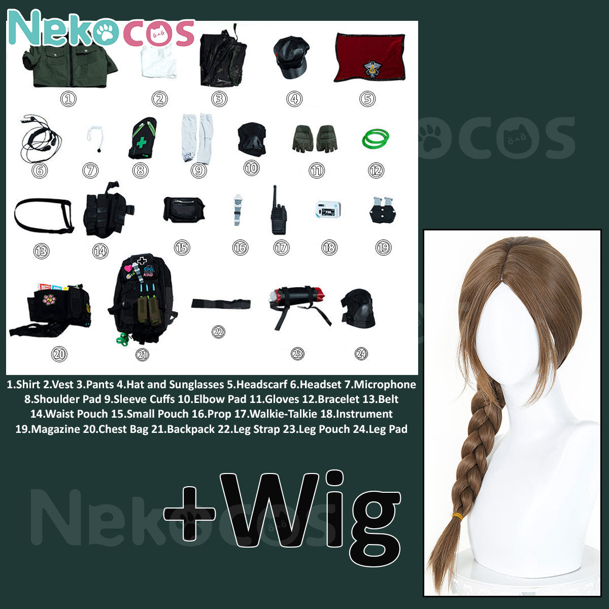Delta Force Lena Van Der Meer Cosplay Costume - Premium EditionCostume,Delta Force,Game