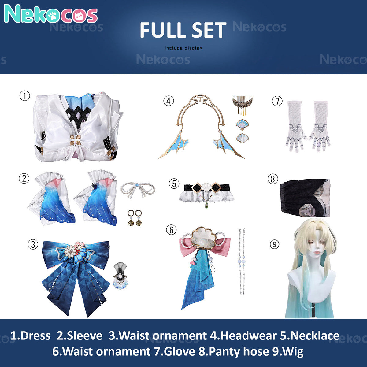 【Nekocos】Game Honkai: Star Rail Cosplay Pearl Cosplay Costume | In Stock