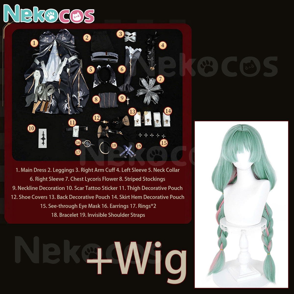 【Nekocos】Game Wuthering Waves Cosplay Hecate Phrolova Cosplay Costume | Custom-Tailor
