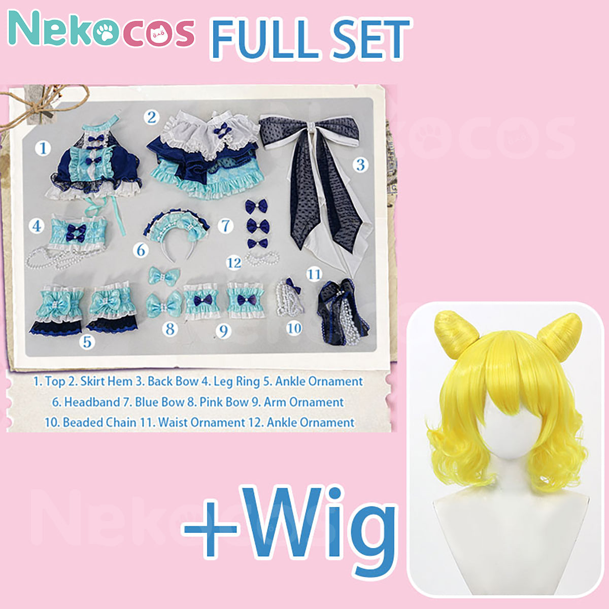 【Nekocos】Game Cosplay Sophy Hojo&Mirei Minami Cosplay Costume | In Stock