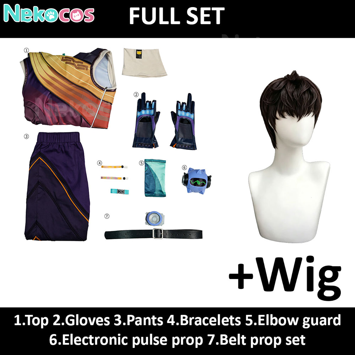 【Nekocos】Game Valorant Cosplay Miks Cosplay Costume | Custom-Tailor