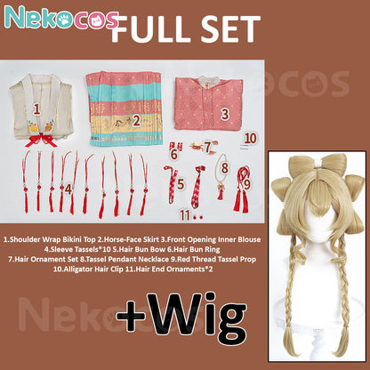 【Nekocos】Game Reverse:1999 Cosplay Sotheby The Red Thread of Fate Cosplay Costume Premium Edition | In Stock