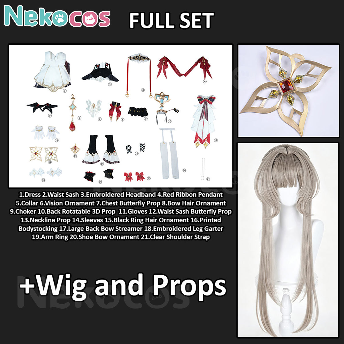 Genshin Impact Sandrone Cosplay Costume | Custom TailoredCostume,Game,Genshin Impact